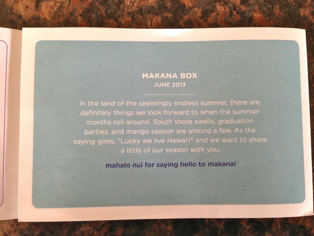 June Makana Box