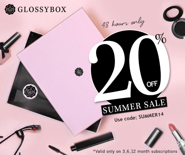 GLOSSYBOX 20% Off Coupon Code