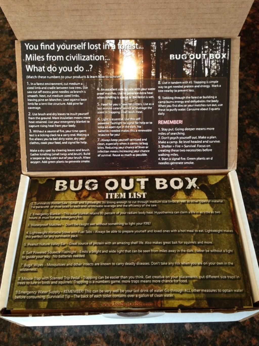 Bug Out Box