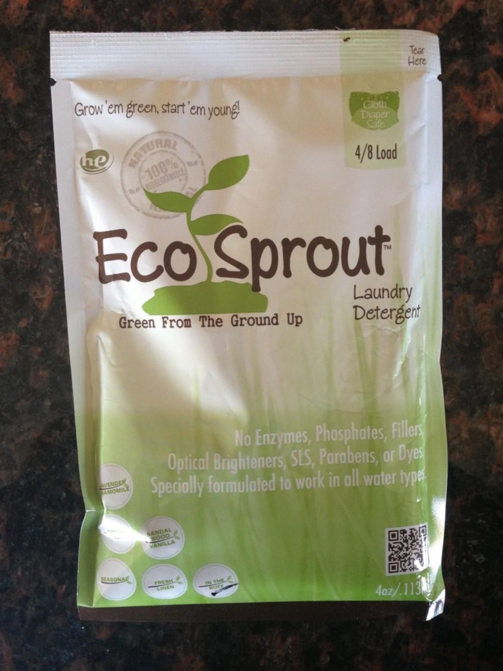 EcoSprout "Green from the Ground Up" Laundry Detergent Stork Stack