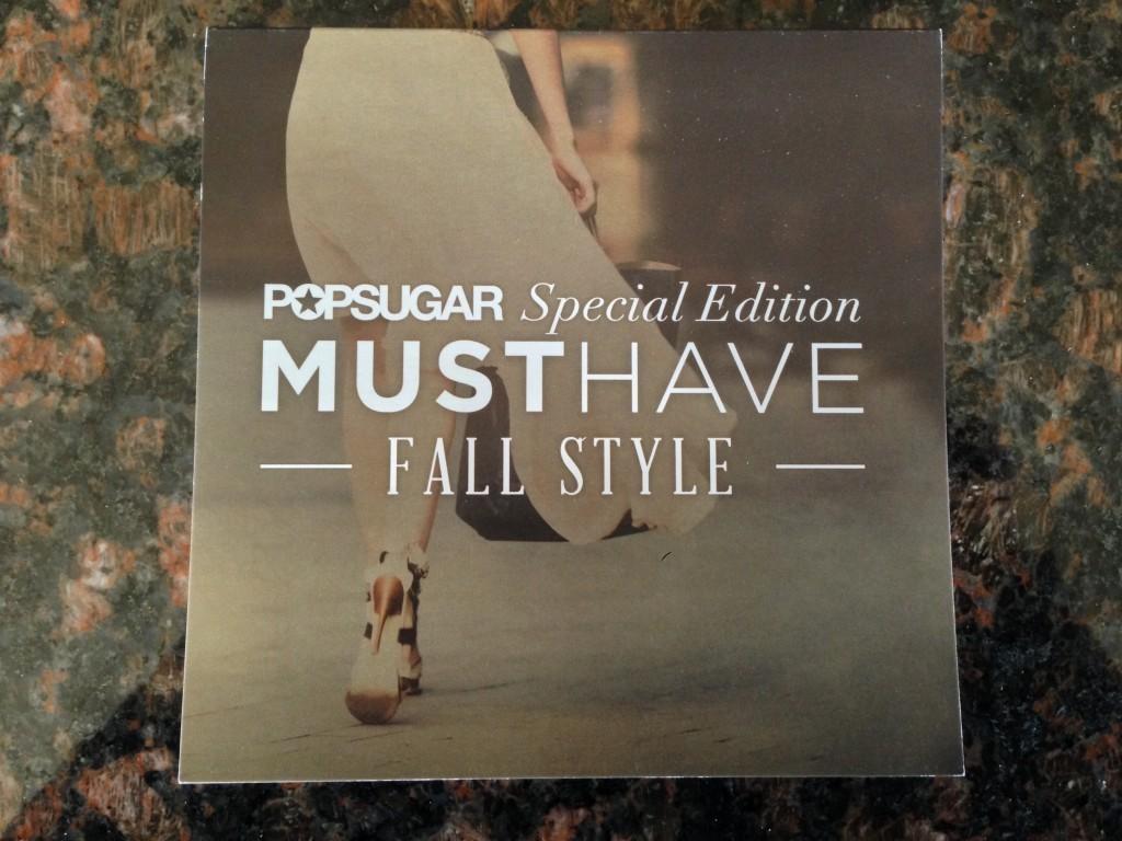 PopSugar Special Edition Must Have Box - Fall Style