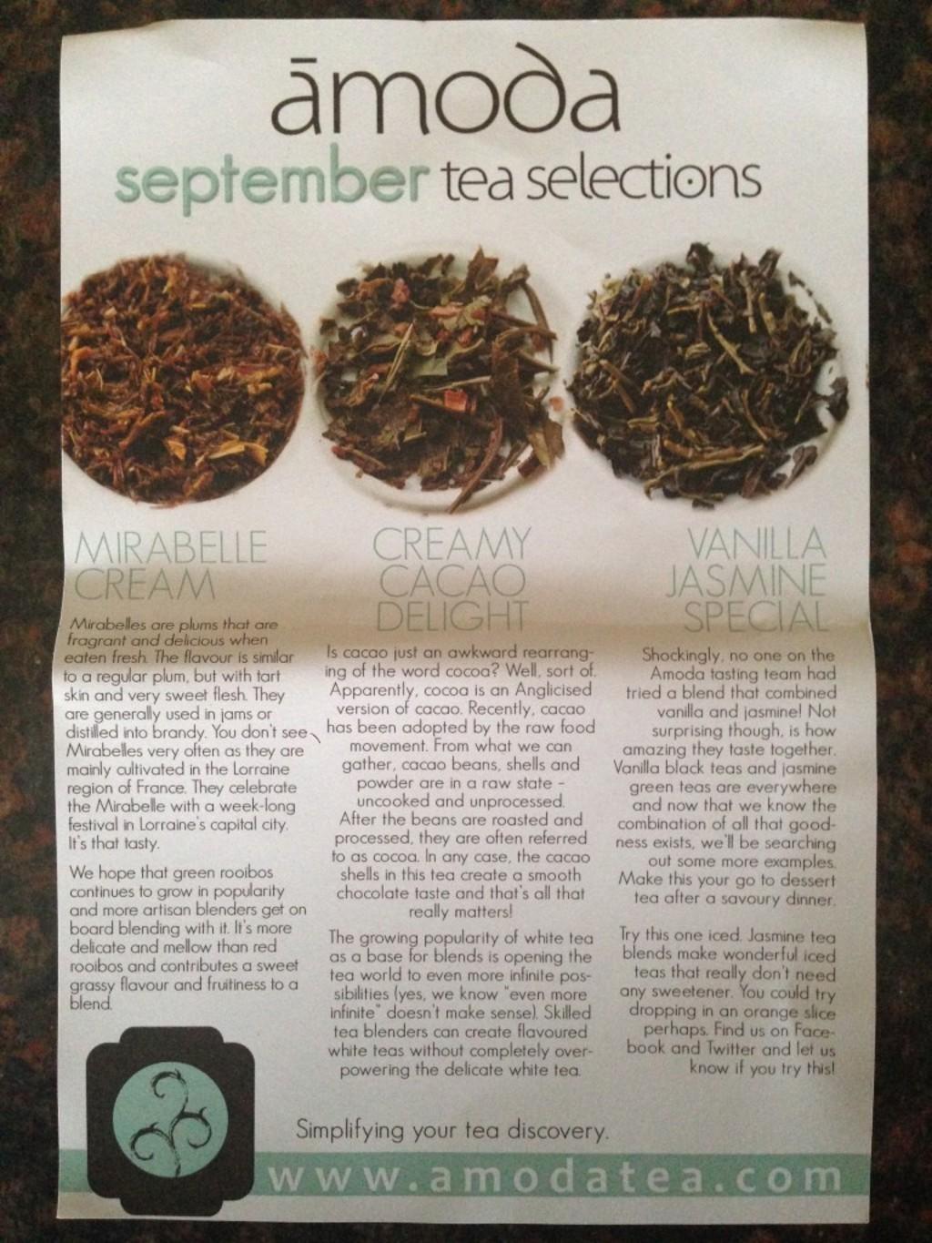 September amoda Tea