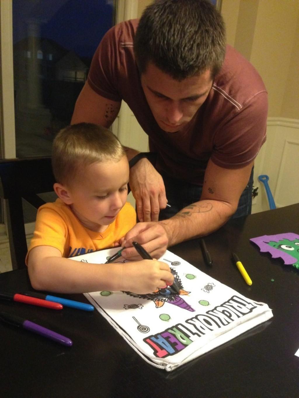 Coloring with Daddy