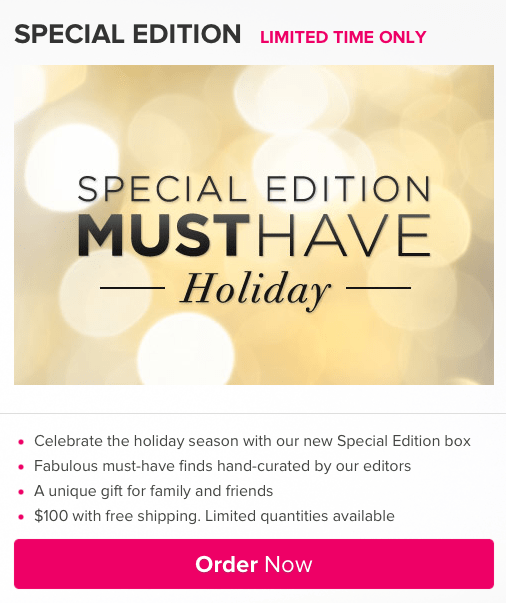 PopSugar Special Edition Must Have Holiday Box