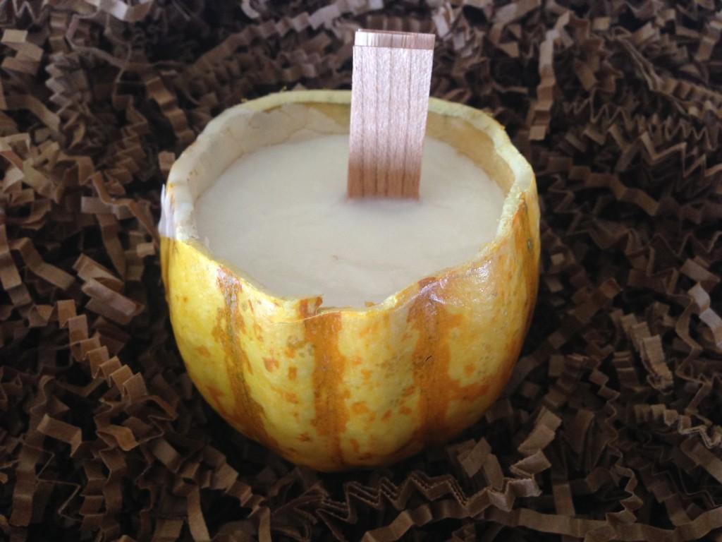 Gourd Candle Making - The Results