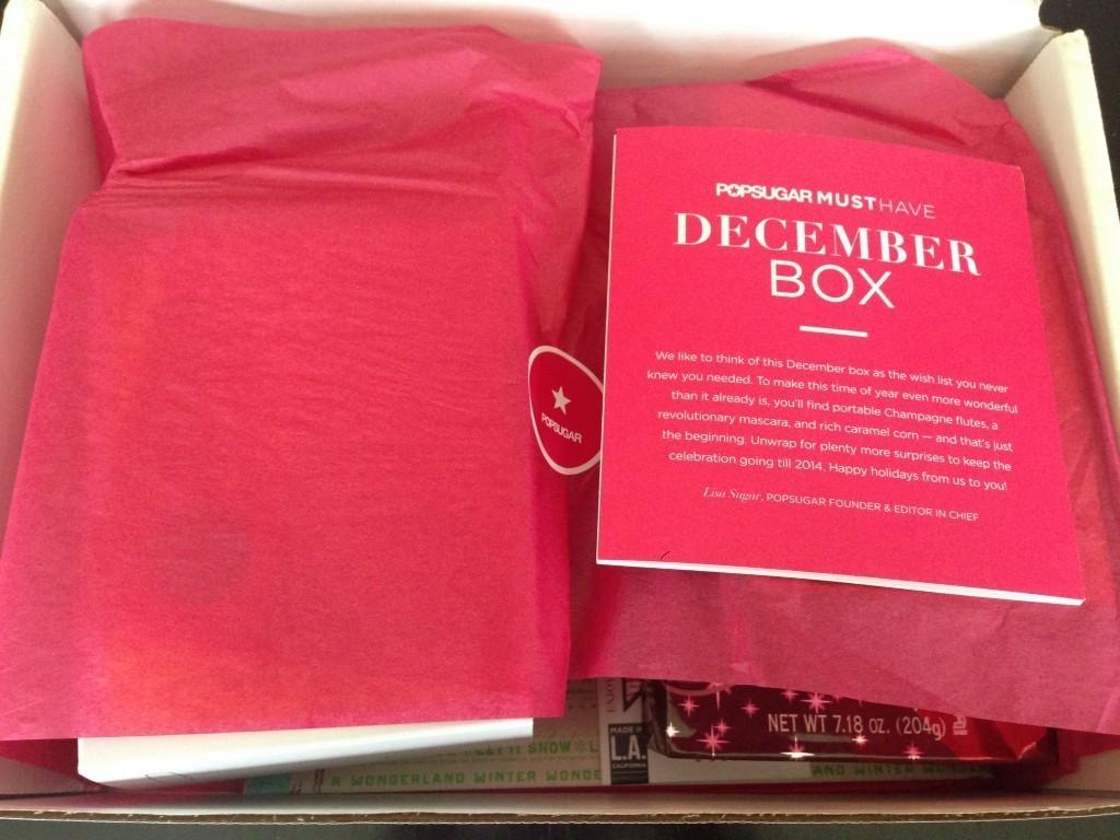 December PopSugar Must Have Box