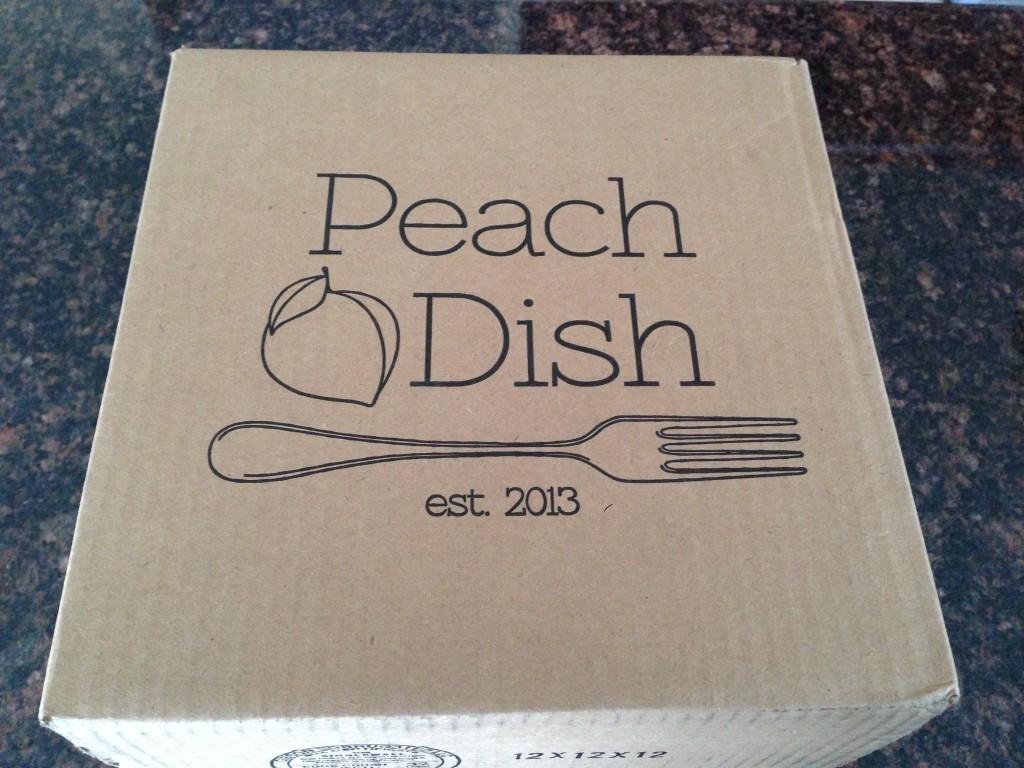December Peach Dish