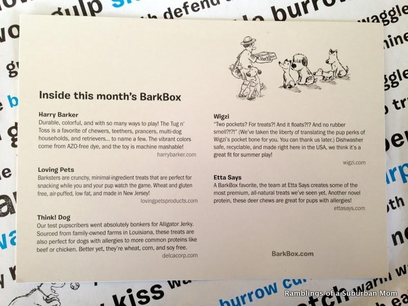 January 2014 Barkbox