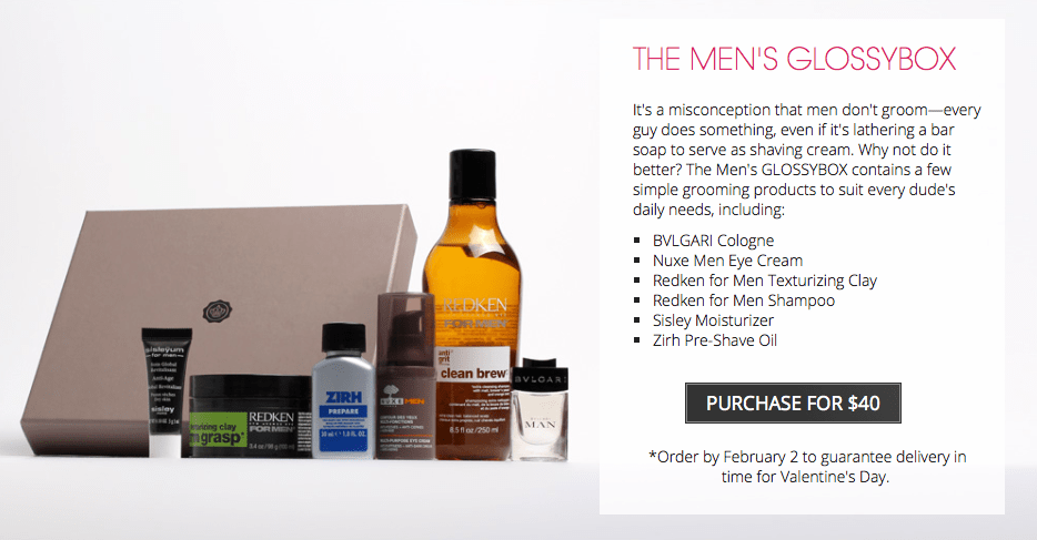 Men's Limited Edition GLOSSYBOX