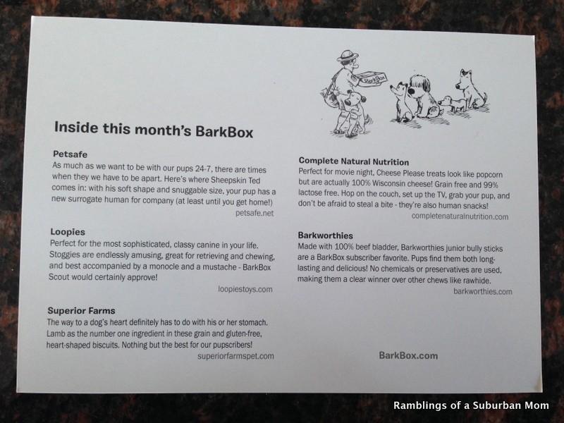 February 2014 Barkbox