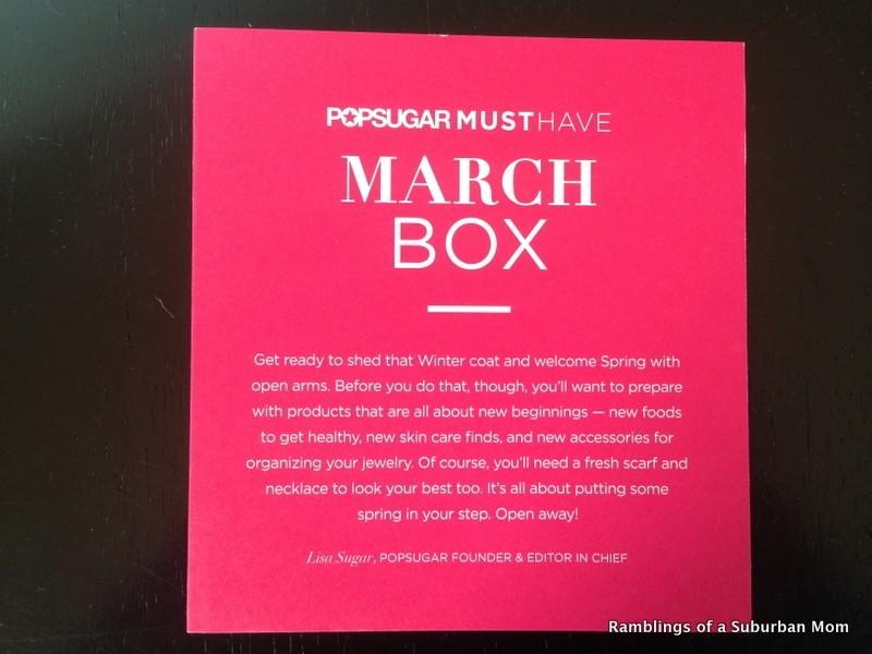 March PopSugar Must Have Box
