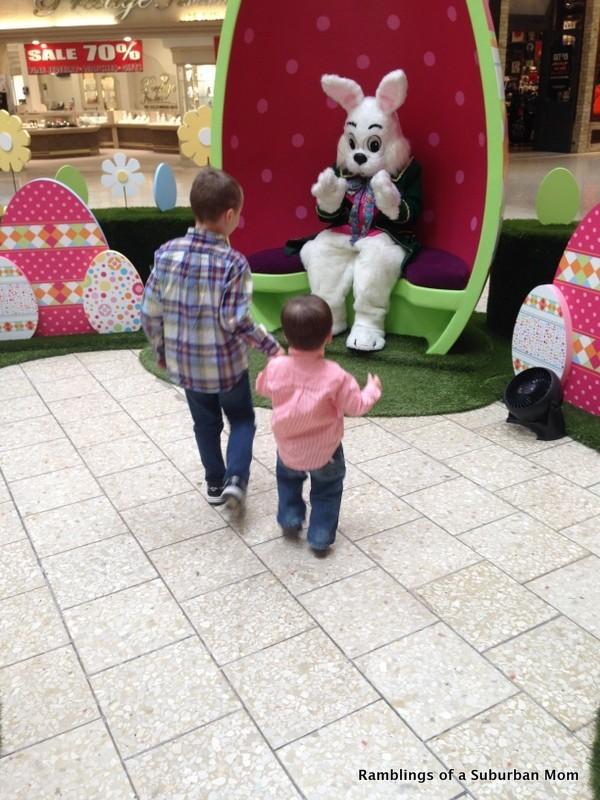 The Easter Bunny and my boys