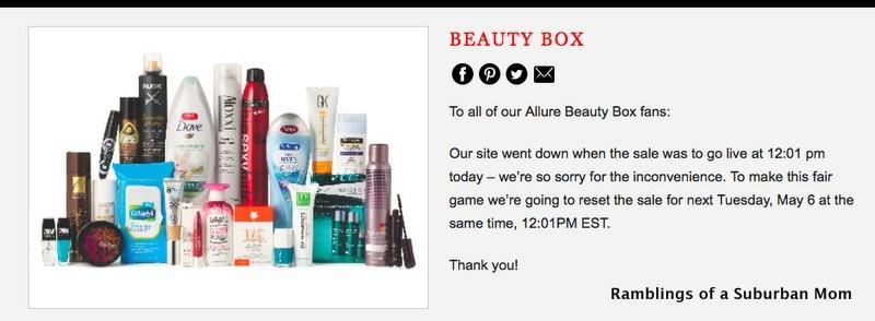 Allure Summer Beauty Box - Try #2