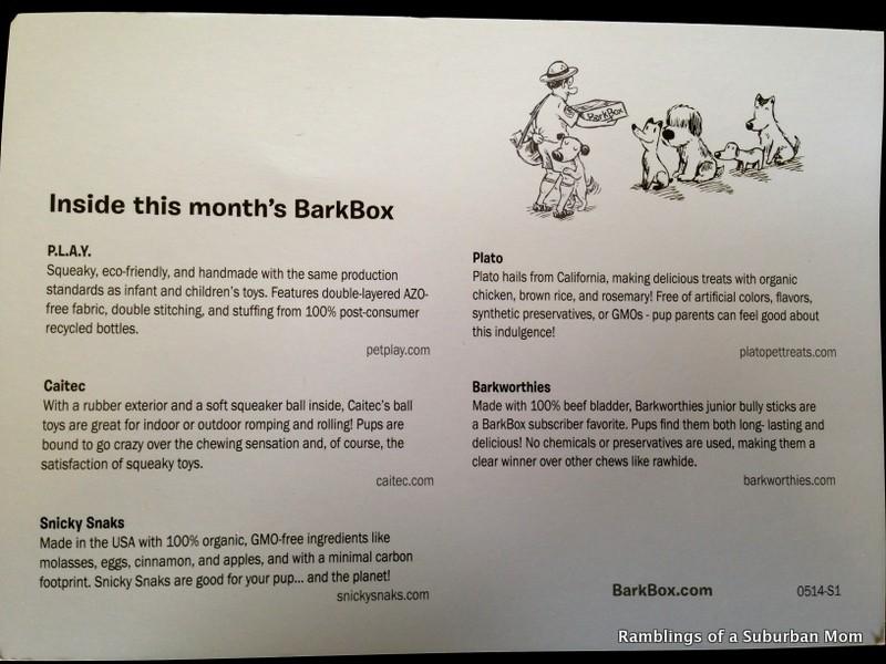 May 2014 Barkbox