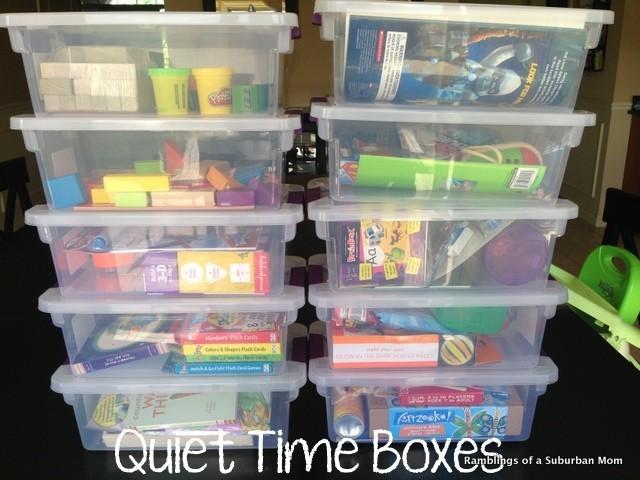 Quiet Time Boxes