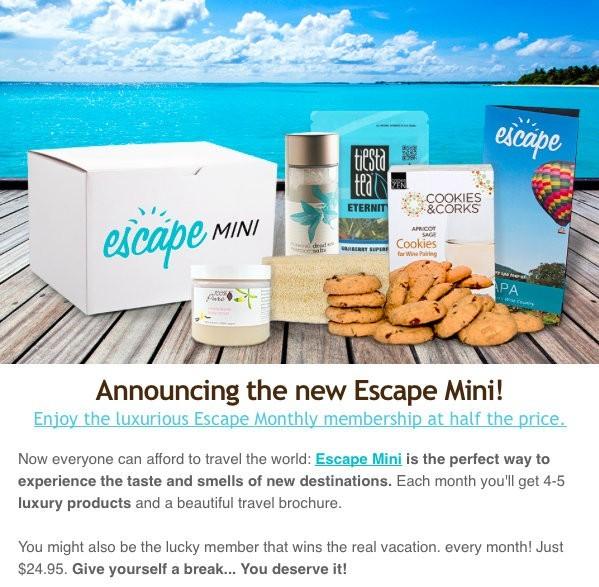Escape Monthly Mini