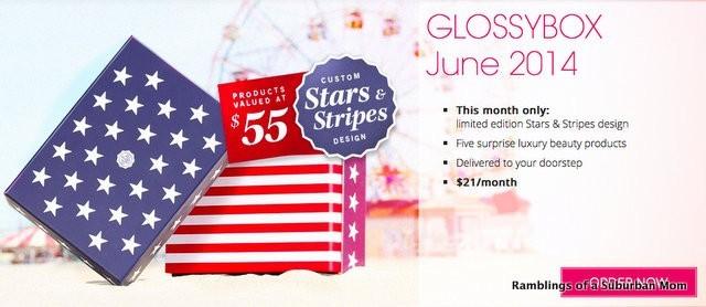 June GLOSSYBOX Promotion