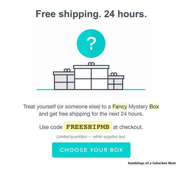 Fancy Mystery Box Free Shipping