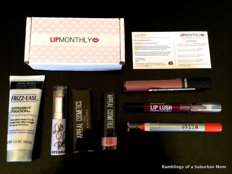 July 2014 Lip Monthly