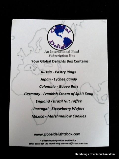 August 2014 Global Delights