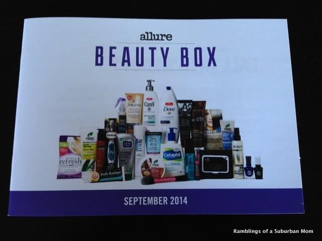 Fall 2014 Allure Beauty Box