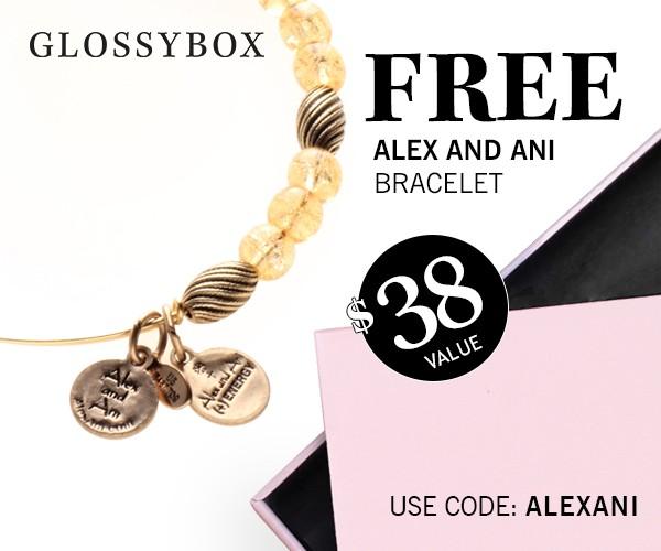 GLOSSYBOX Free Alex and Ani Gift With Purchase!