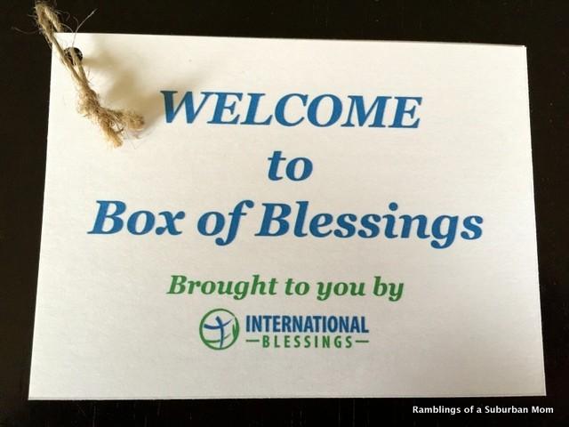 October 2014 Box of Blessings