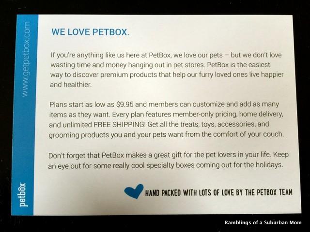 October 2014 PetBox