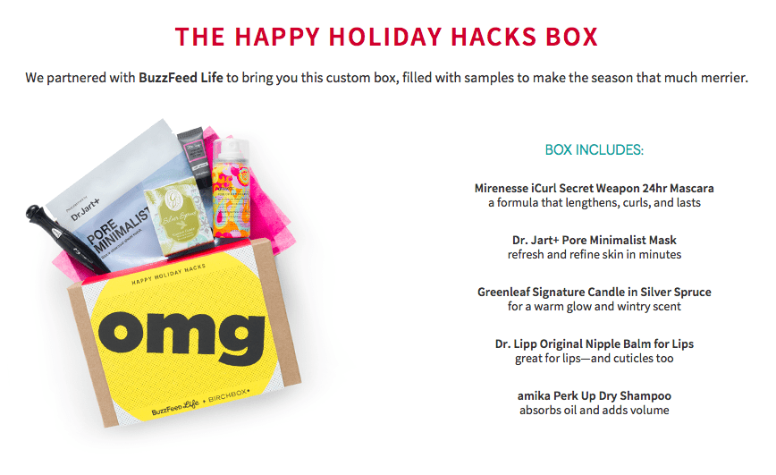 Happy Holiday Hacks Birchbox