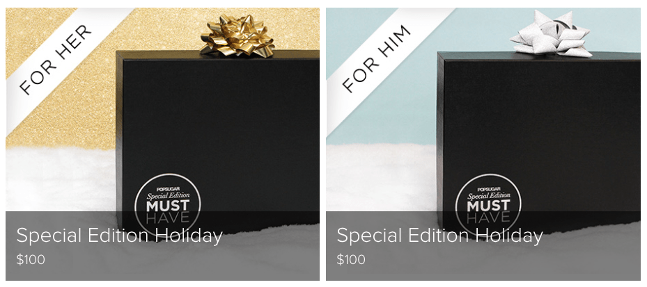PopSugar Must Have Special Edition Holiday For Her & For Him