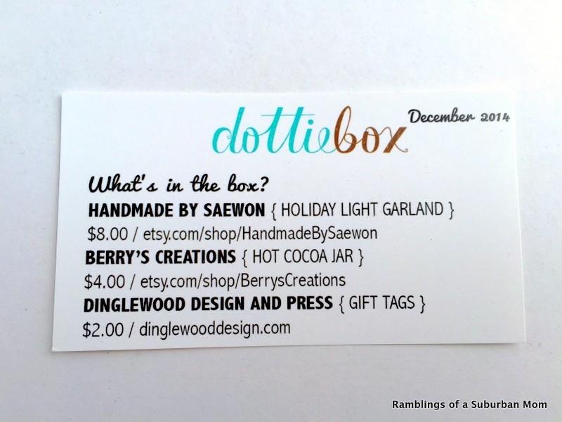 December 2014 Dottiebox Mini